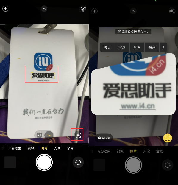巴州苹果手机维修分享升级iOS 16后如何通过相机翻译文本 