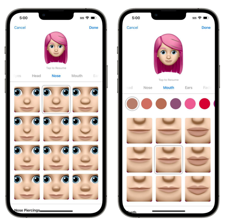 巴州苹果手机维修分享​iOS 16中的拟我表情有了哪些变化和升级 